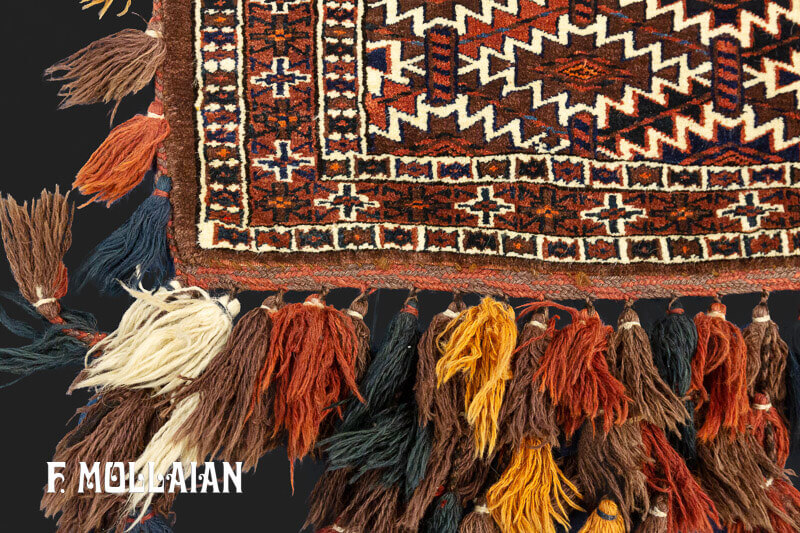 Antique Turkmen Asmalik Yomut Rug n°:44075003